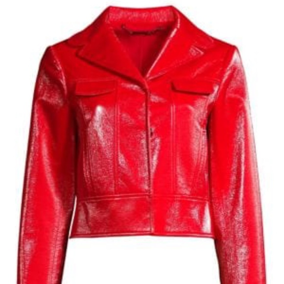 Elie Tahari Womens Gigi Faux Leather Jacket Small NWOT - Picture 3 of 7